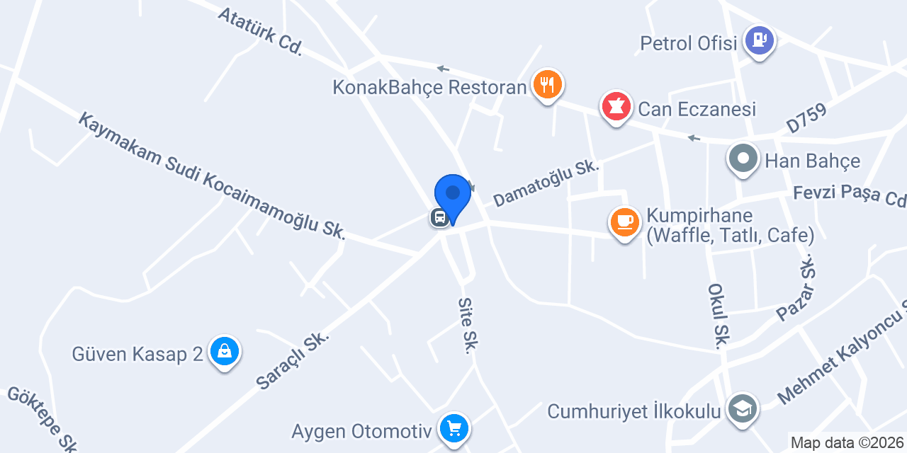 Cide Güner Nakliyat konumu
