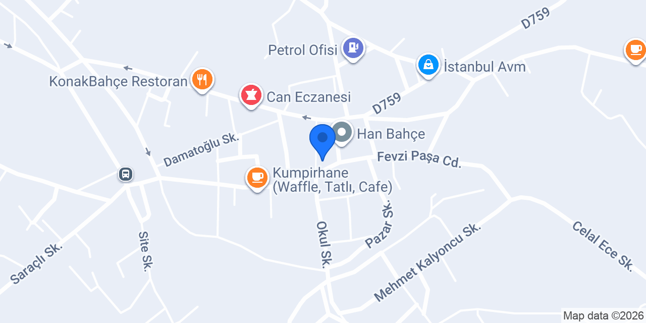 Asil Döner Cide konumu