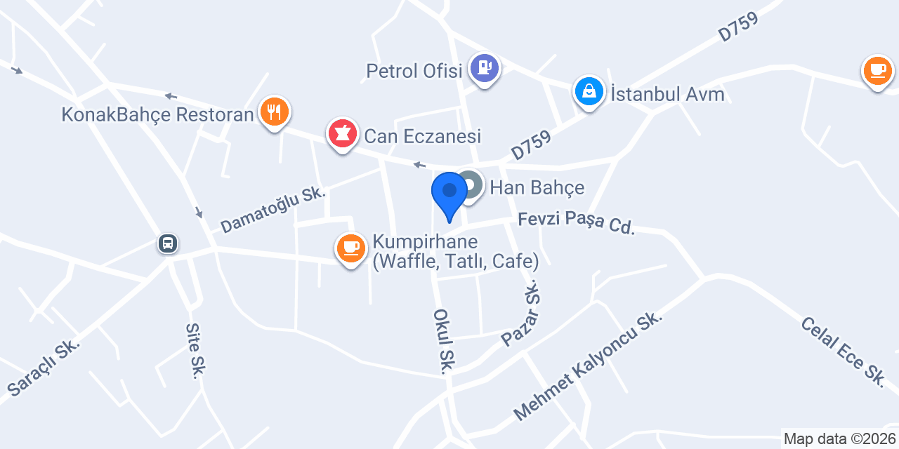 MERMER KÖŞK DÖNER SALONU konumu