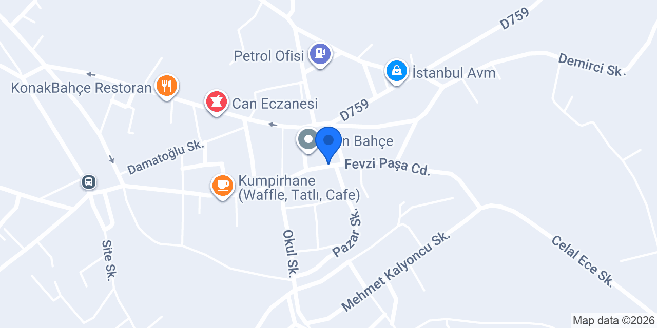 Sarıyazma Çiçekçilik konumu