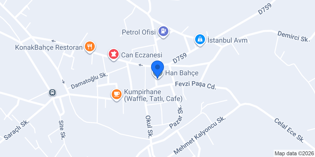 Berket Ekmek Fırını konumu