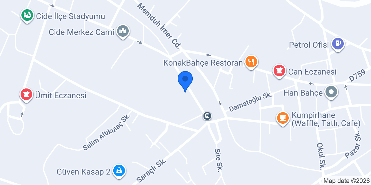 Yıldırımlar Otomotiv konumu
