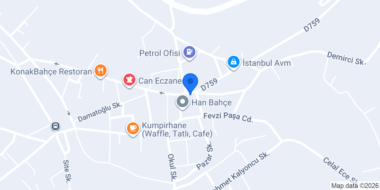 Yıldız Yapı İnşaat Cide konumu