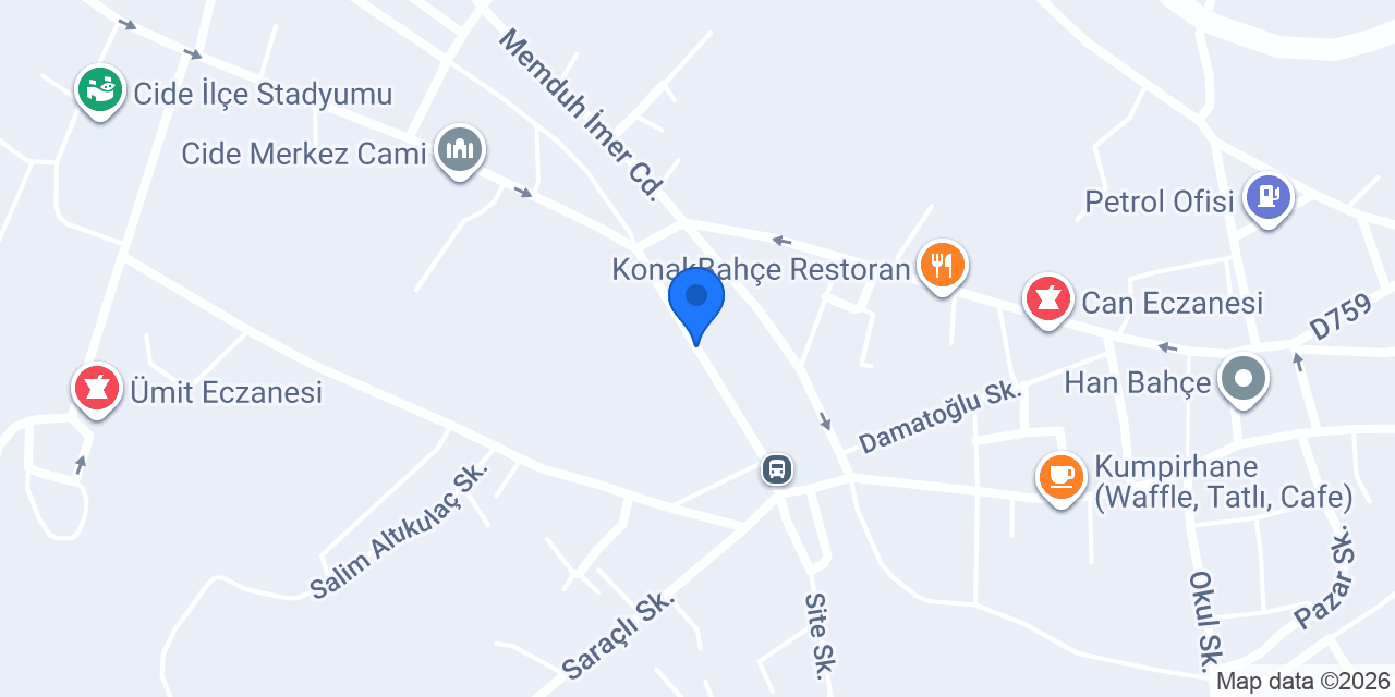 Gün Otomotiv konumu