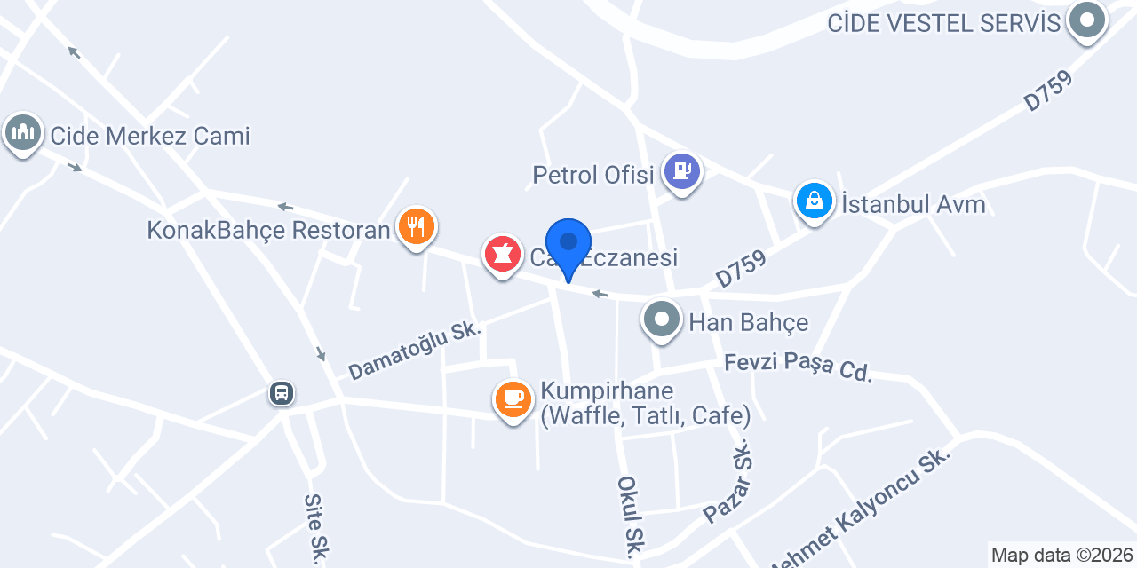 Cide Tantuni konumu