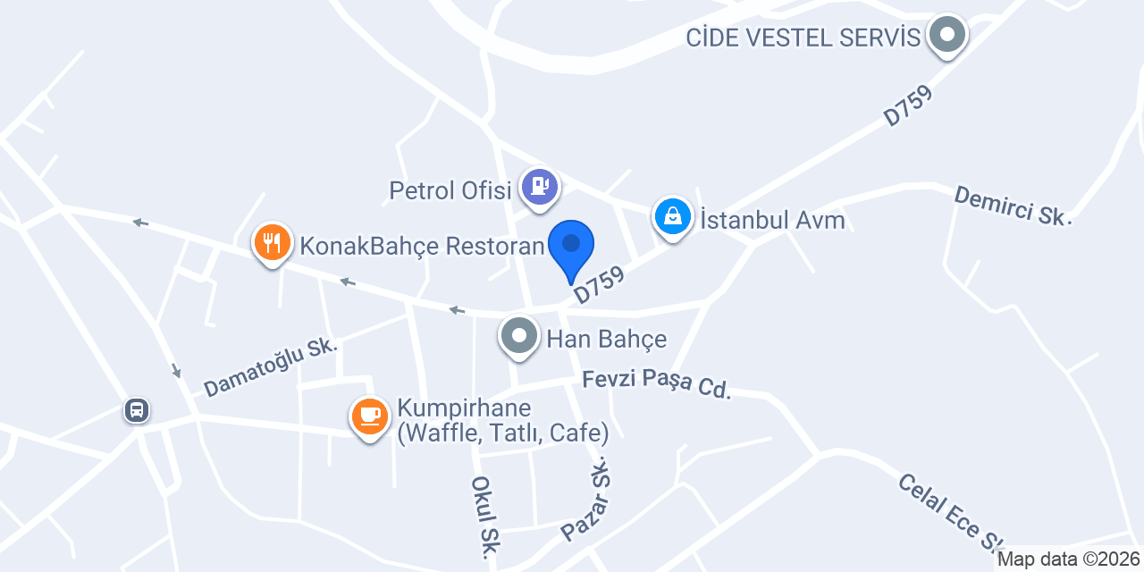 Mehtap Lokantası konumu