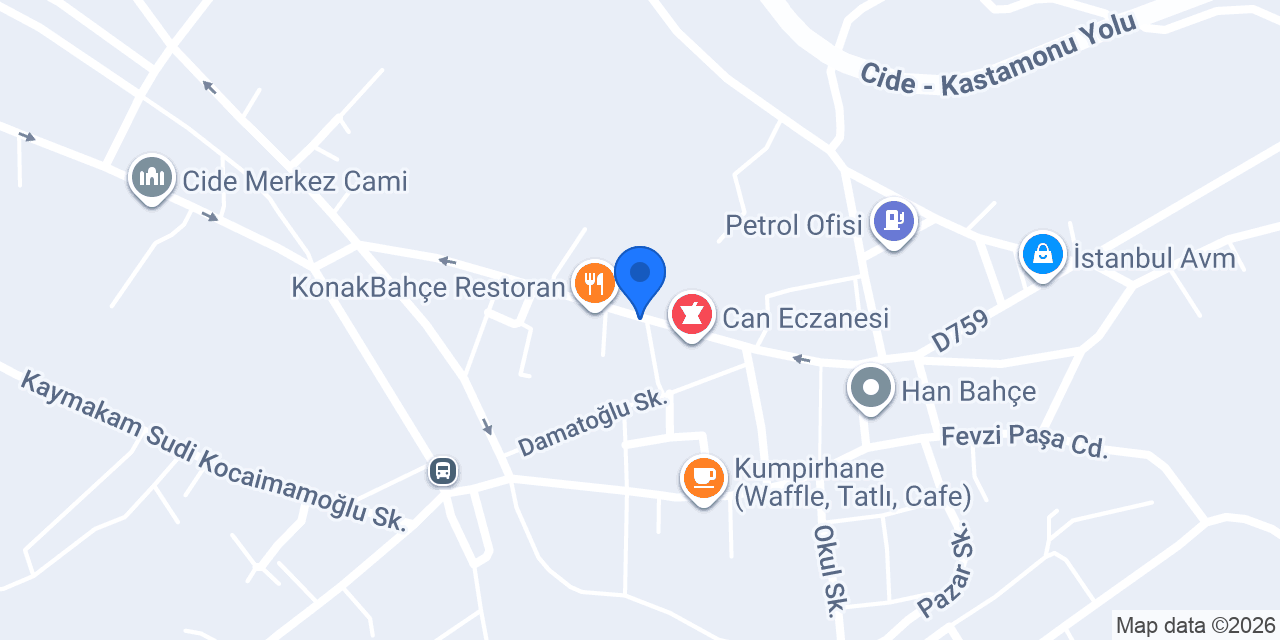 Özlem Av Pazarı konumu