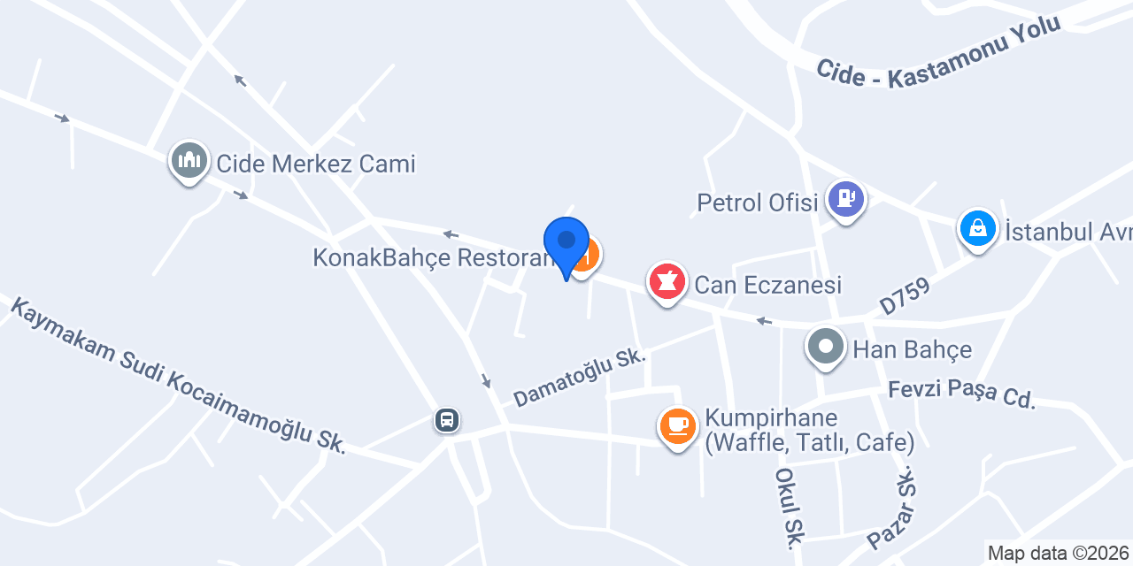 Yıldız Yufka Ve Unlu Mamülleri konumu