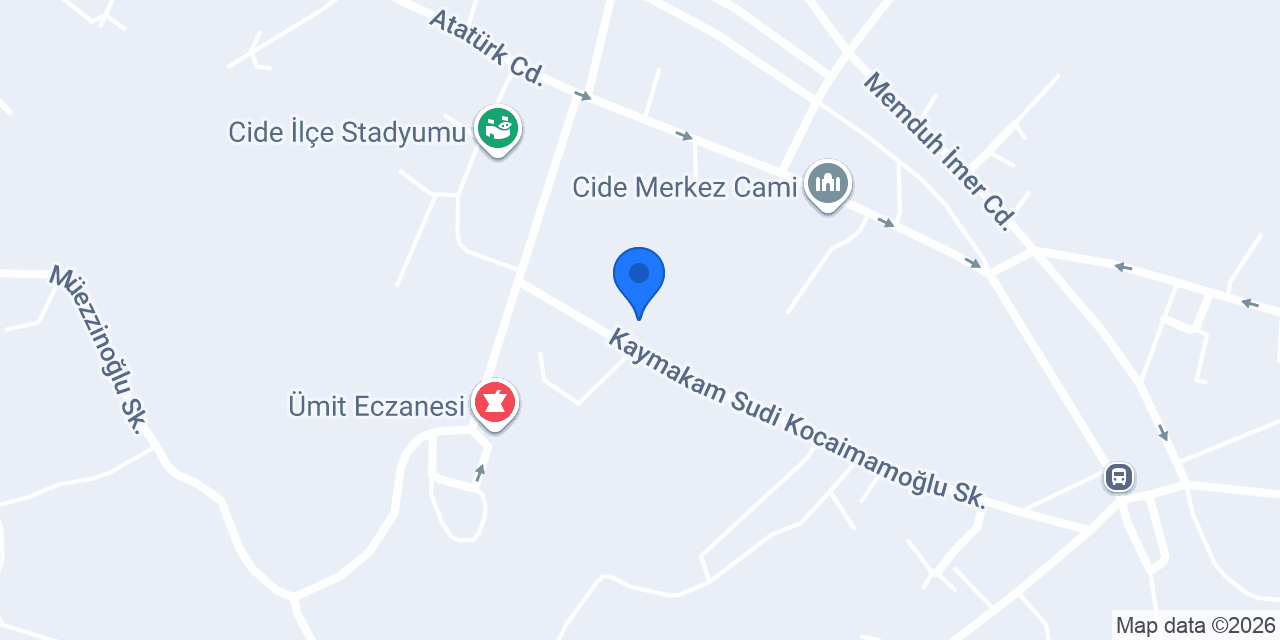 Cide Askerlik Şubesi konumu