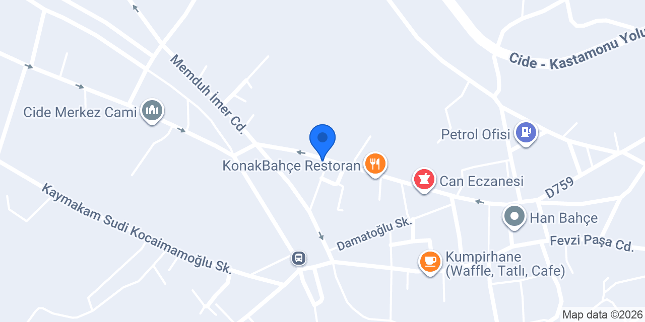 Merkez Taksi konumu