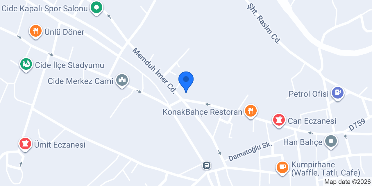 Öz Hızar İnşaat konumu