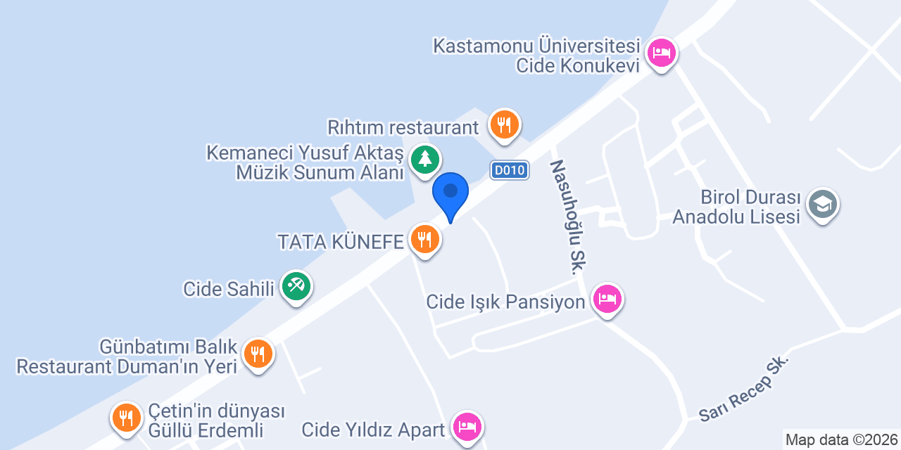Mavi Cafe konumu