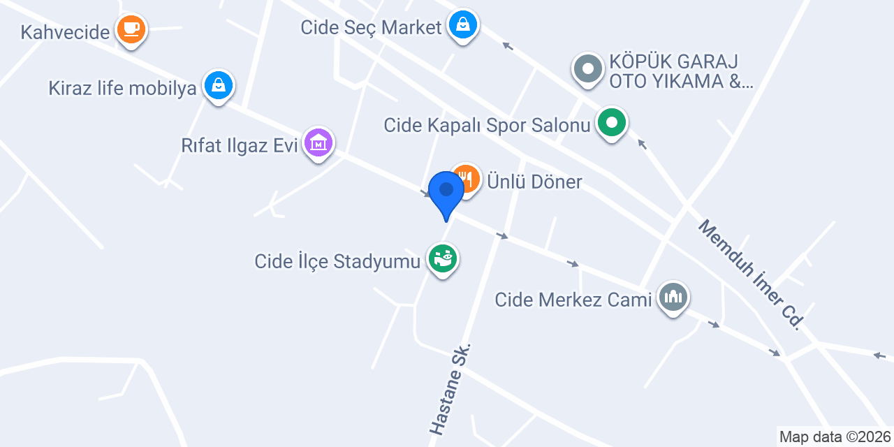 Cide İlkim Emlak konumu