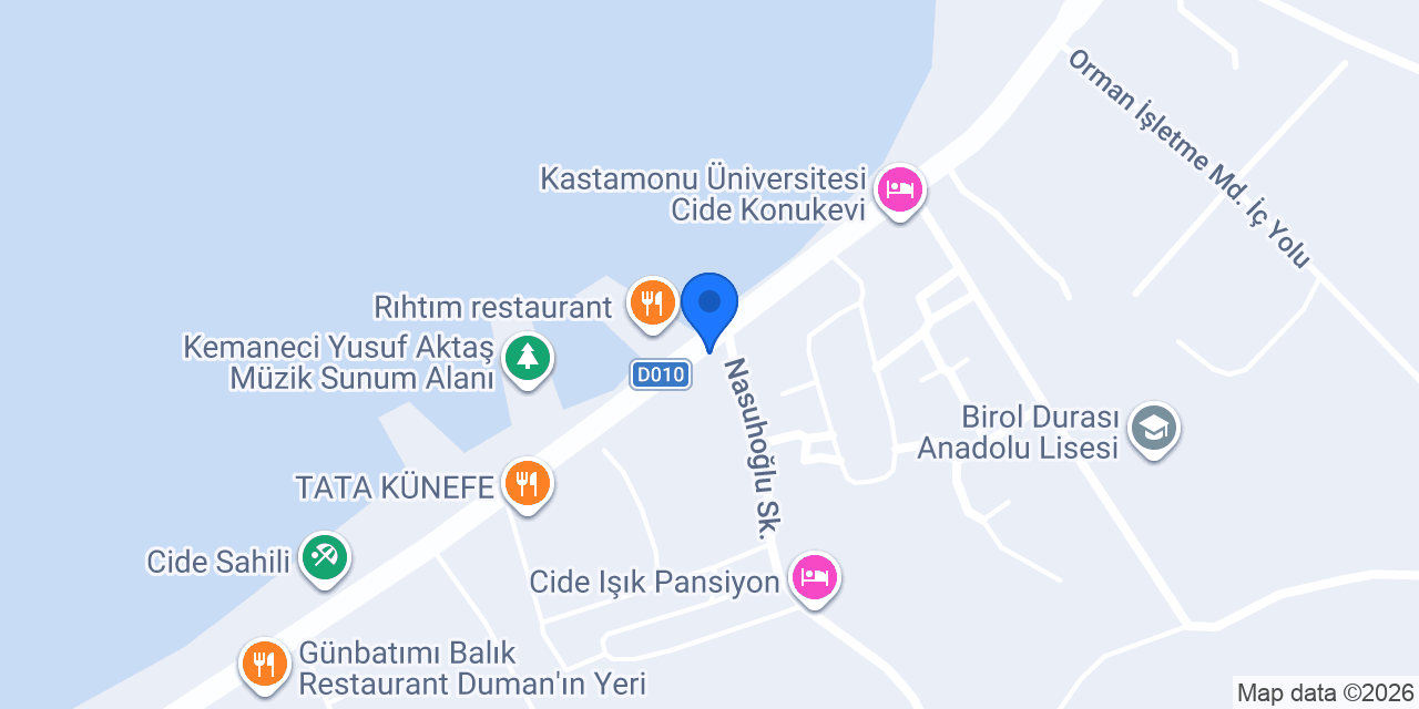 Golden Beach Hotel konumu