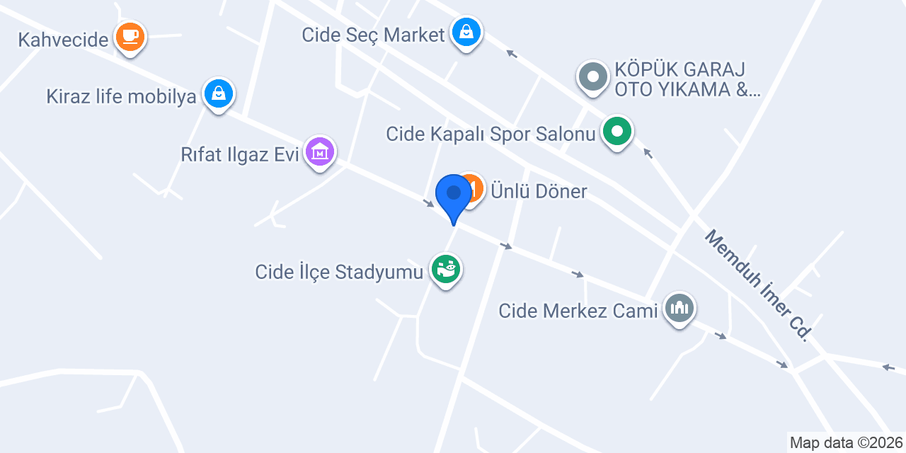 Ünlü Tantuni konumu