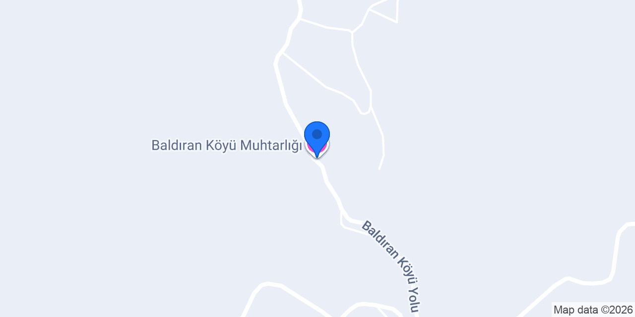Baldıran Köyü Muhtarlığı konumu