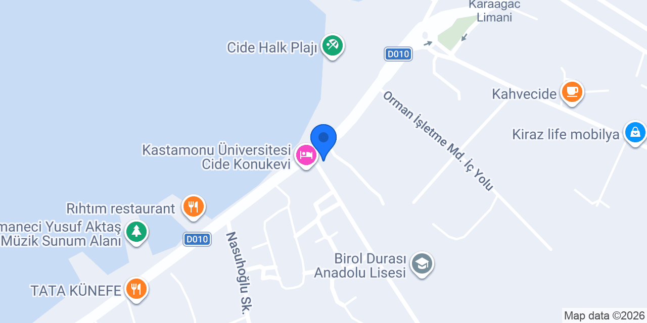Cide Bayram Yusuf ASLAN Turizm Mesleki ve Teknik Anadolu Lisesi konumu