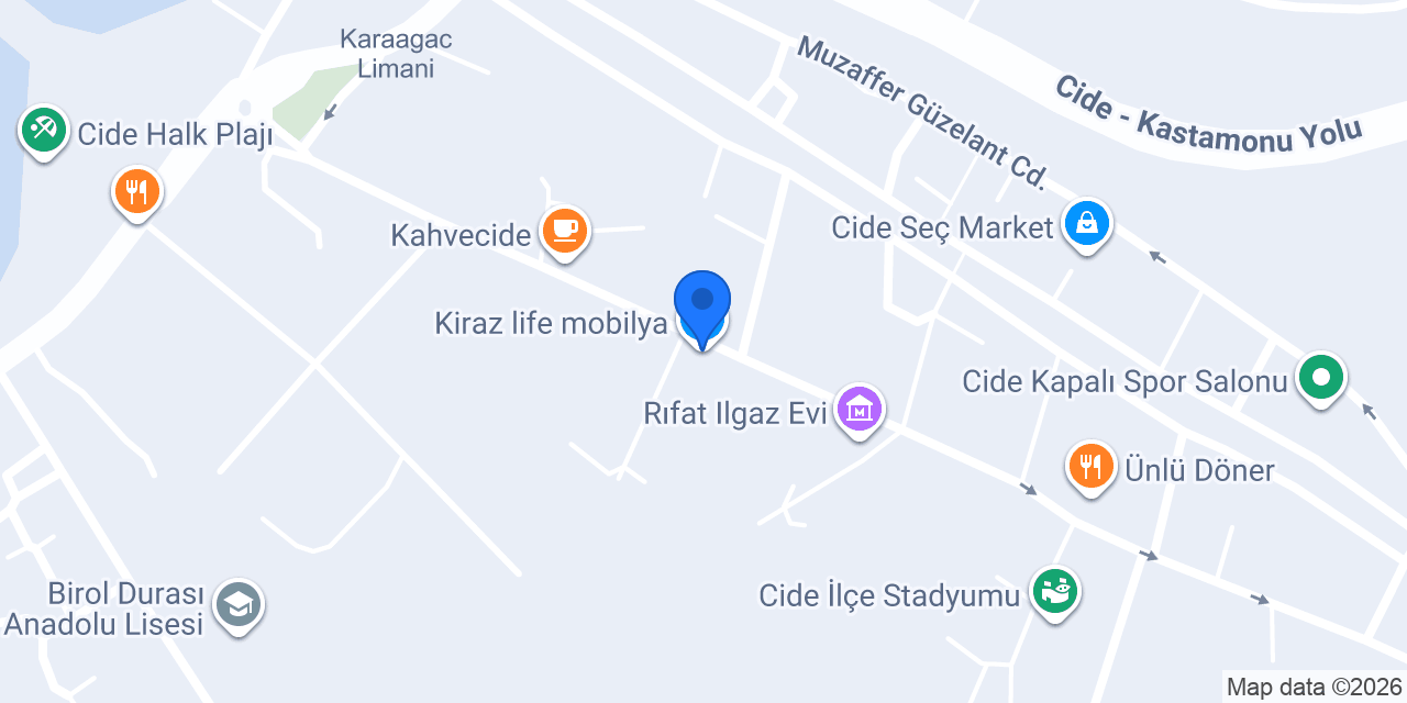 Kiraz life mobilya konumu