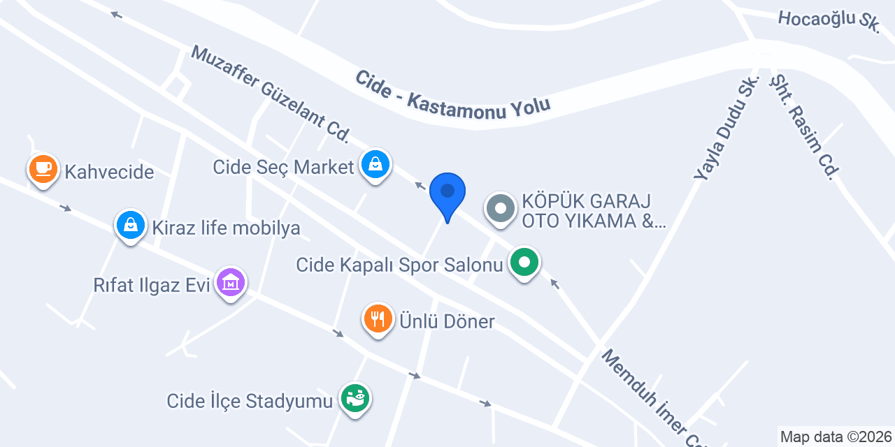 Mahsen Cafe konumu