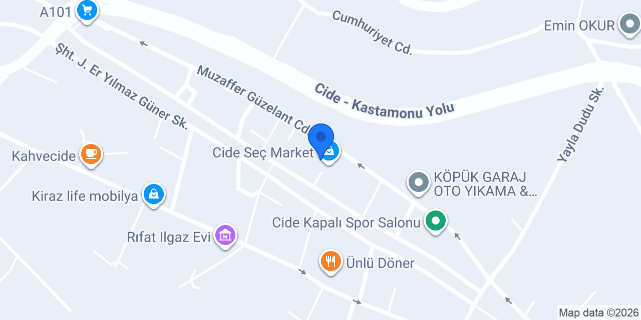 Yılmazlar Tekstil konumu