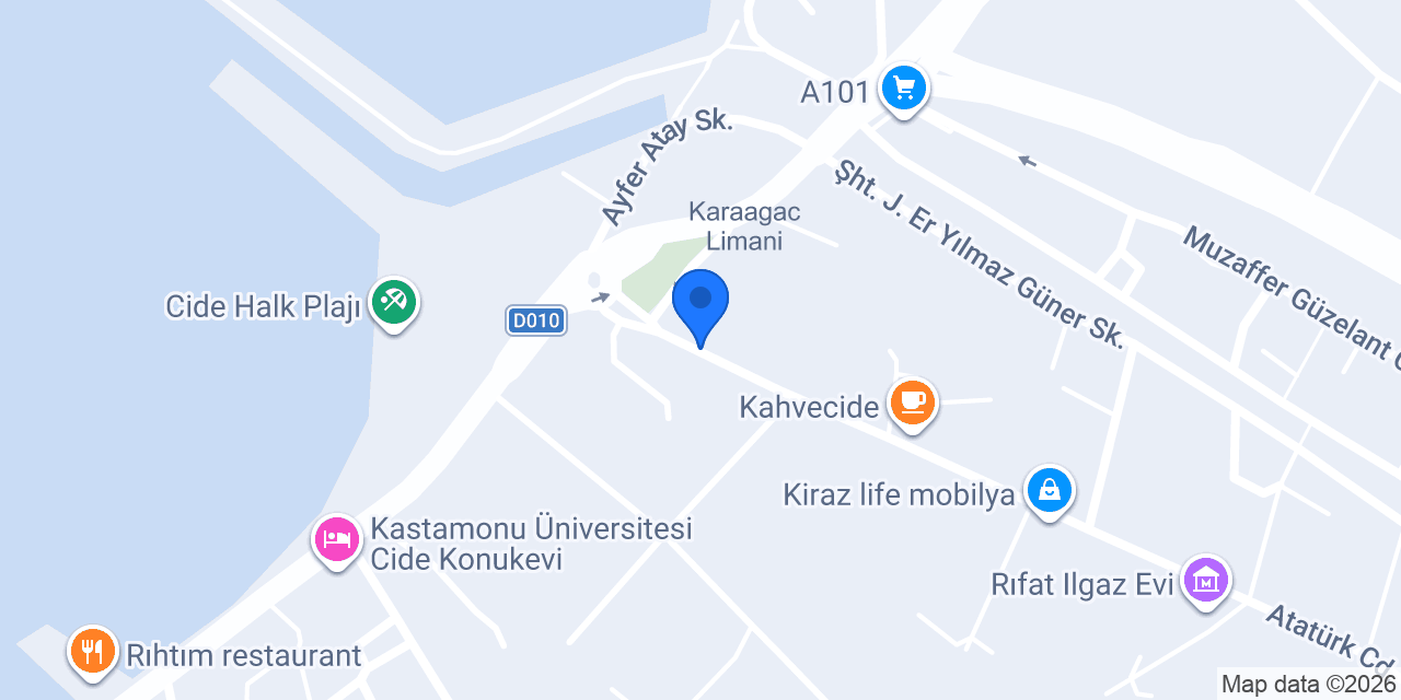 Cide Yemekci konumu