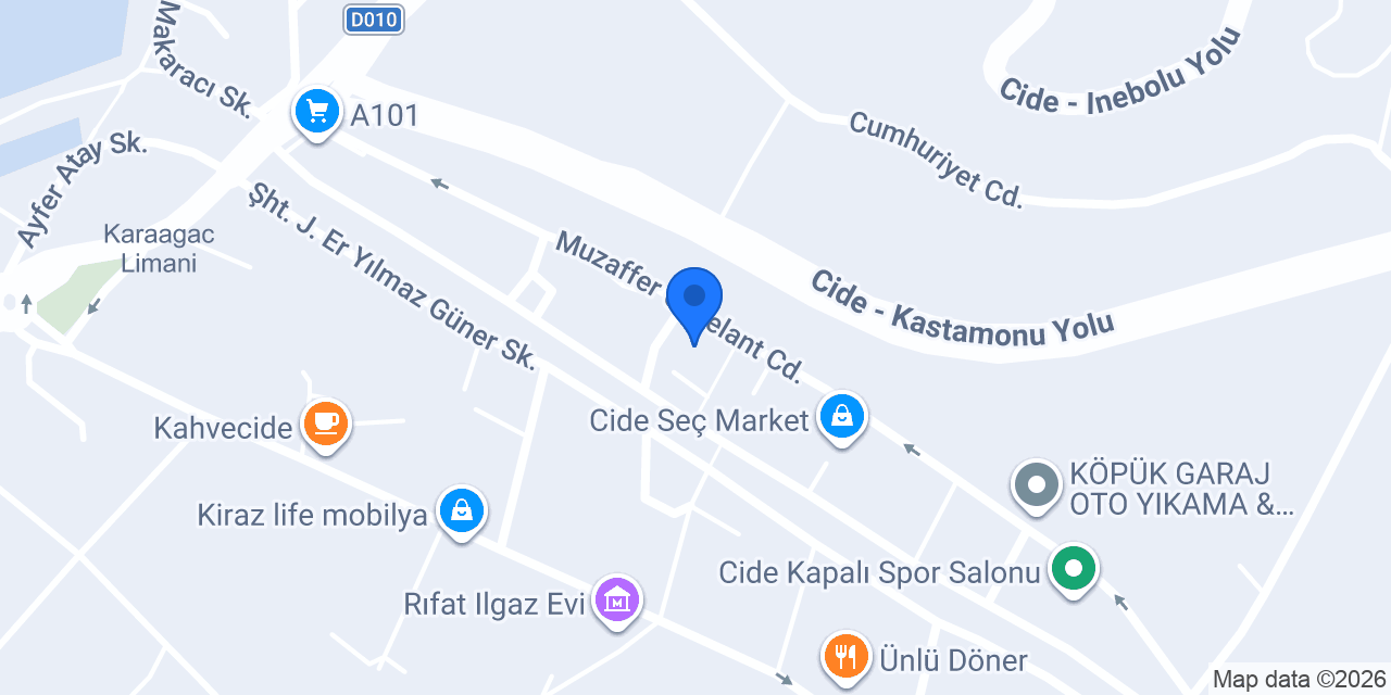 İpek Market konumu