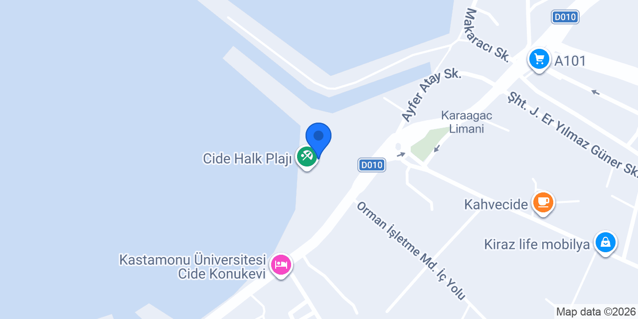 Trambolin Park Cide konumu
