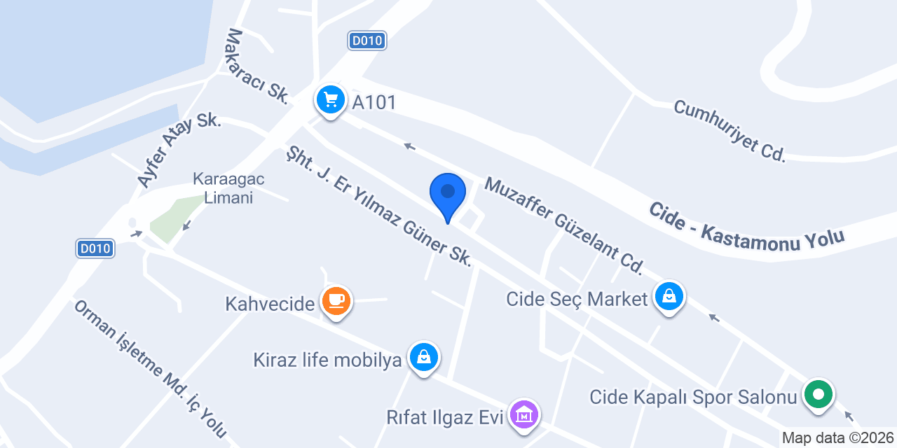 Erçelik tesisat konumu