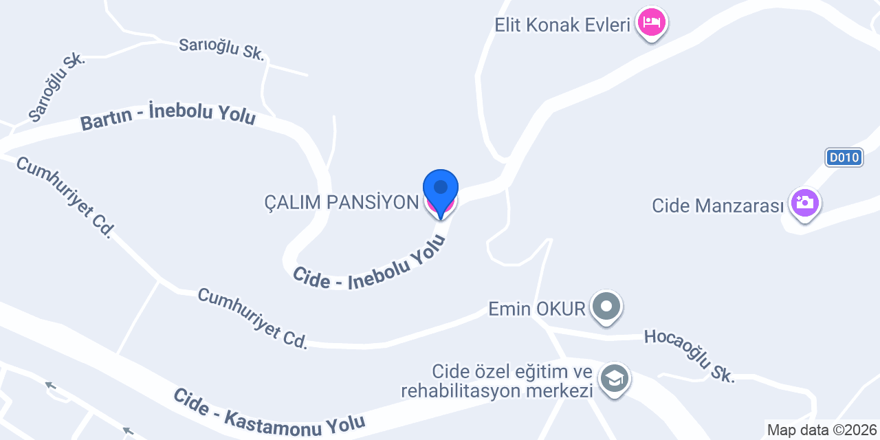 ÇALIM PANSİYON konumu