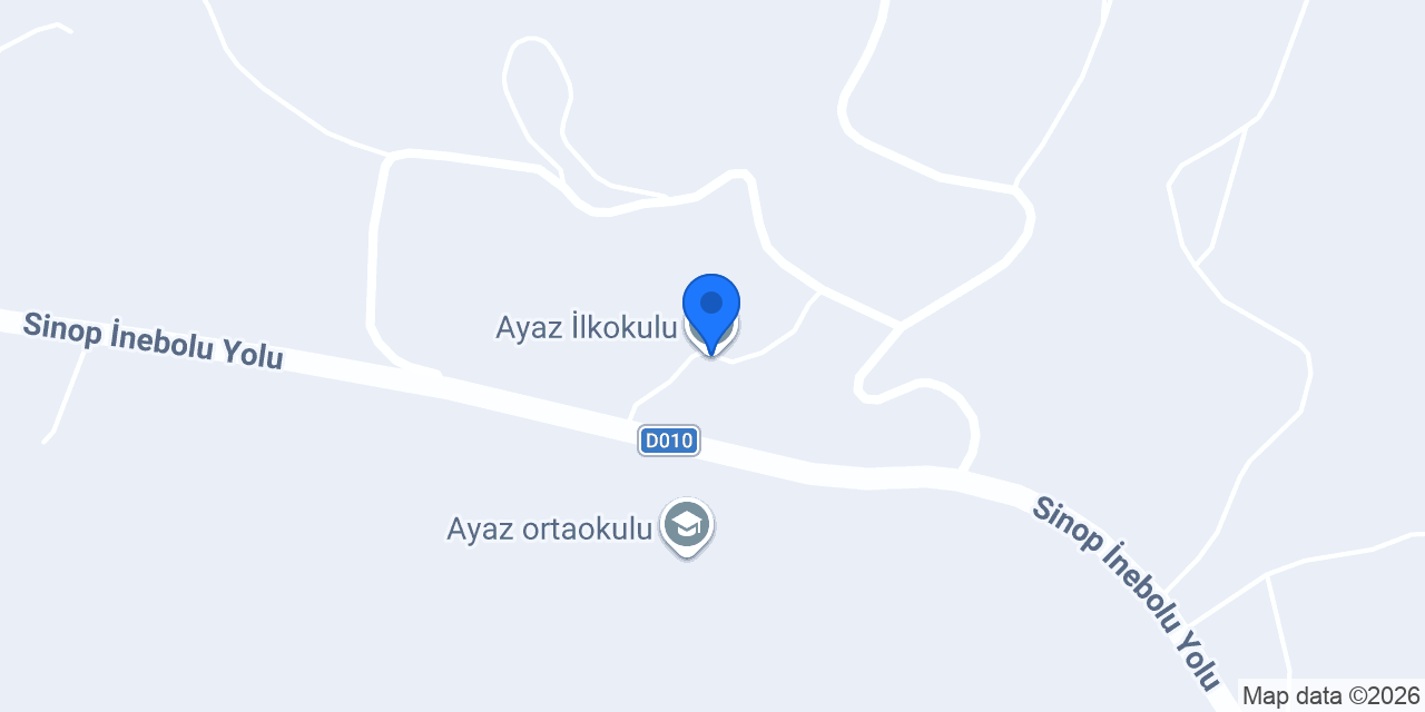 Ayaz İlkokulu konumu