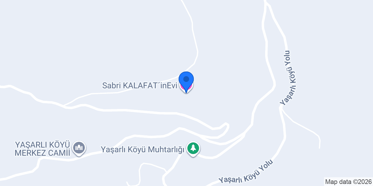Sabri KALAFAT´inEvi konumu
