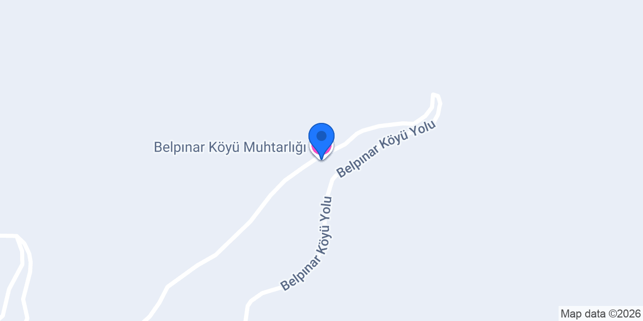 Belpınar Köyü Muhtarlığı konumu
