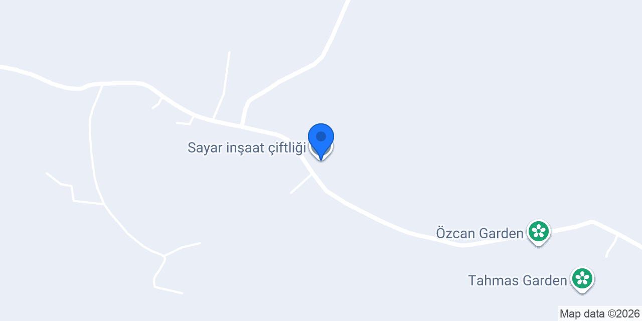 Sayar inşaat çiftliği konumu