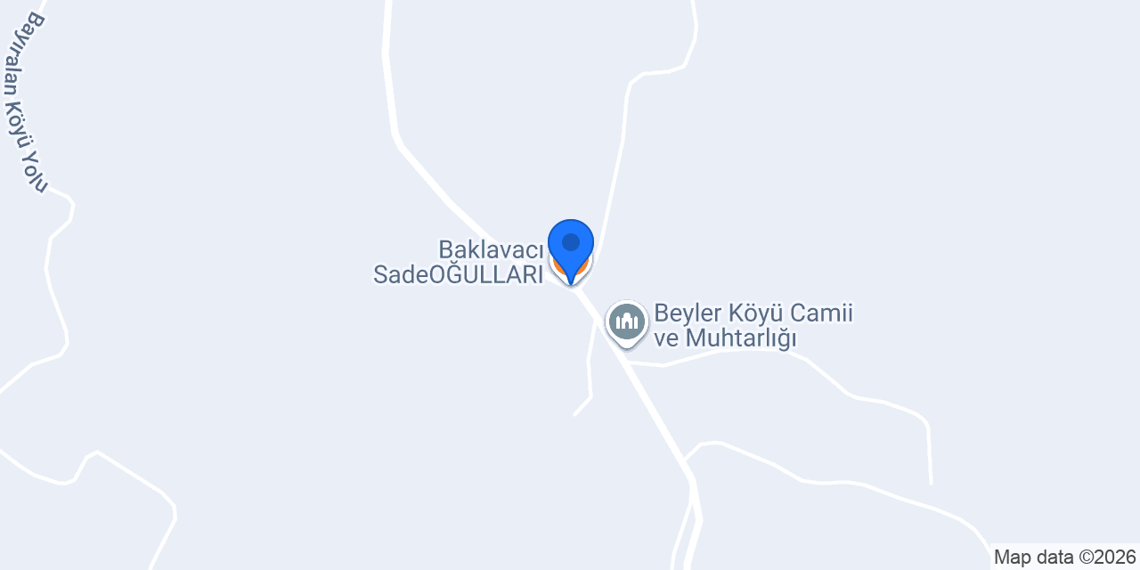 Baklavacı SadeOĞULLARI konumu