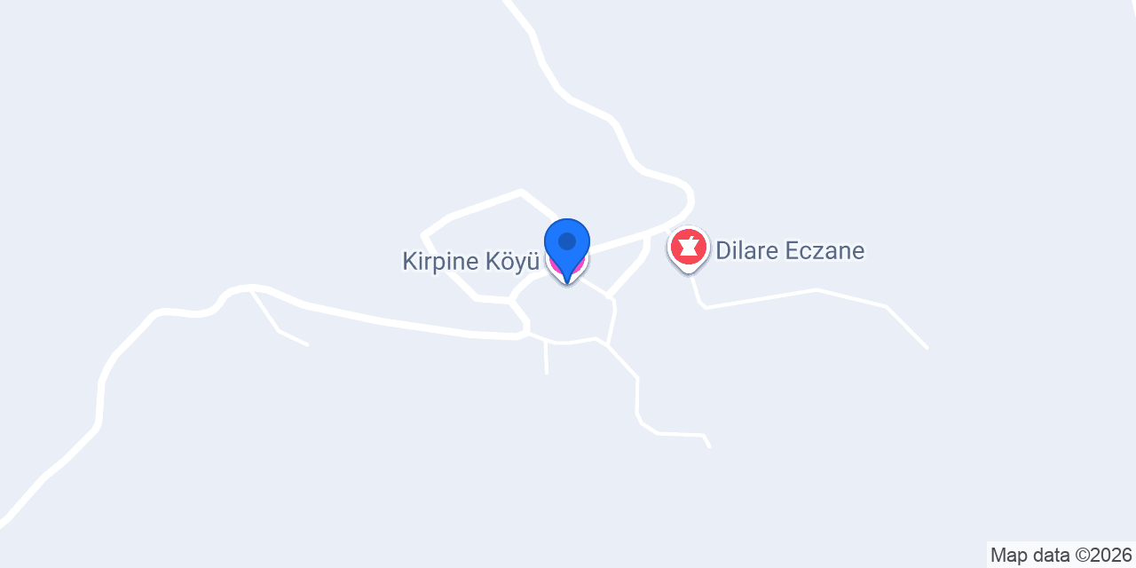 Kirpine Köyü konumu