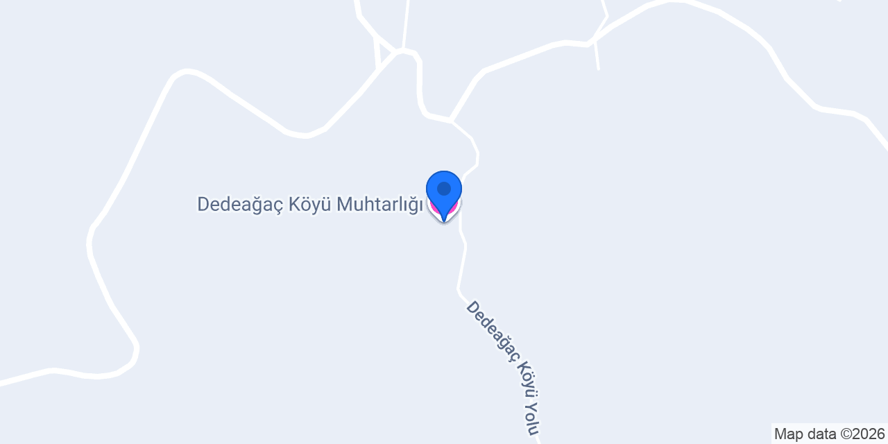 Dedeağaç Köyü Muhtarlığı konumu