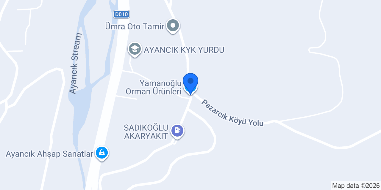 Yamanoğlu Orman Ürünleri konumu