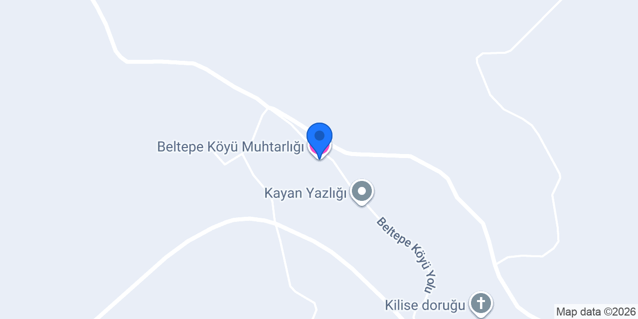 Beltepe Köyü Muhtarlığı konumu