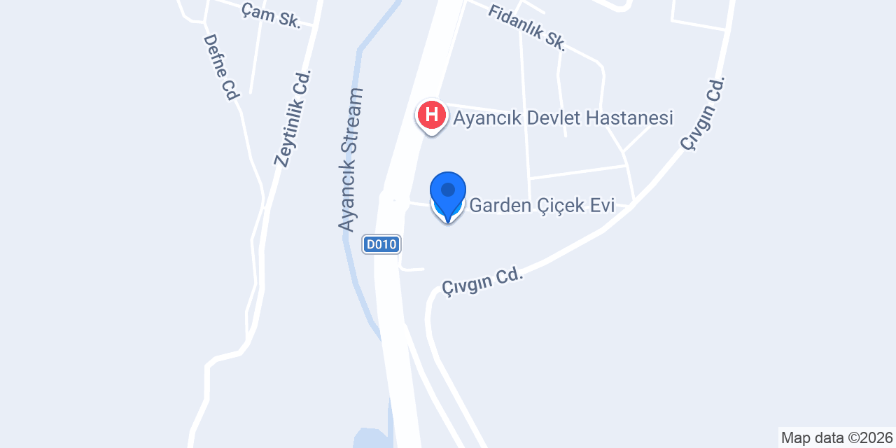 Garden Çiçek Evi konumu