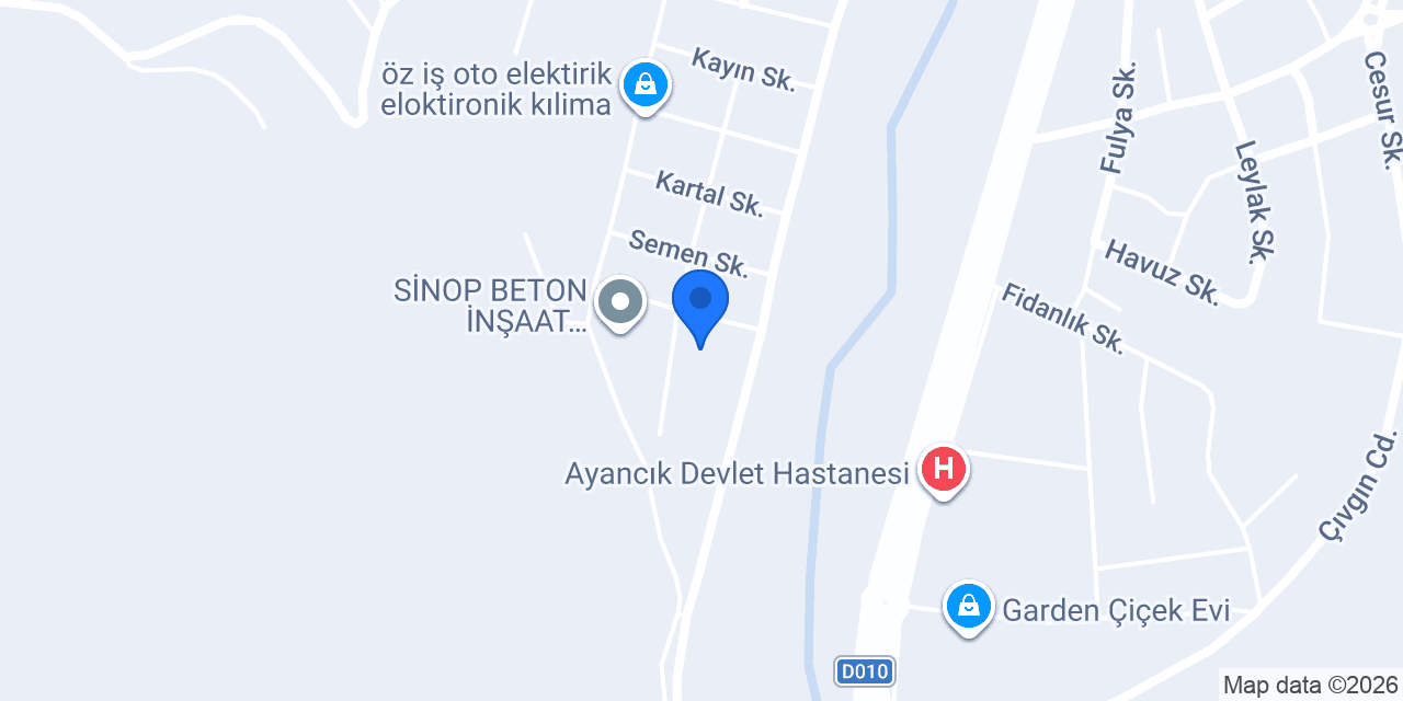 Yüksel Ahşap Mobilya ve Dekorasyon konumu