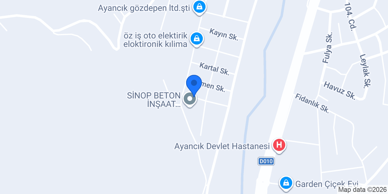 Yıldız Orman Ürünleri konumu