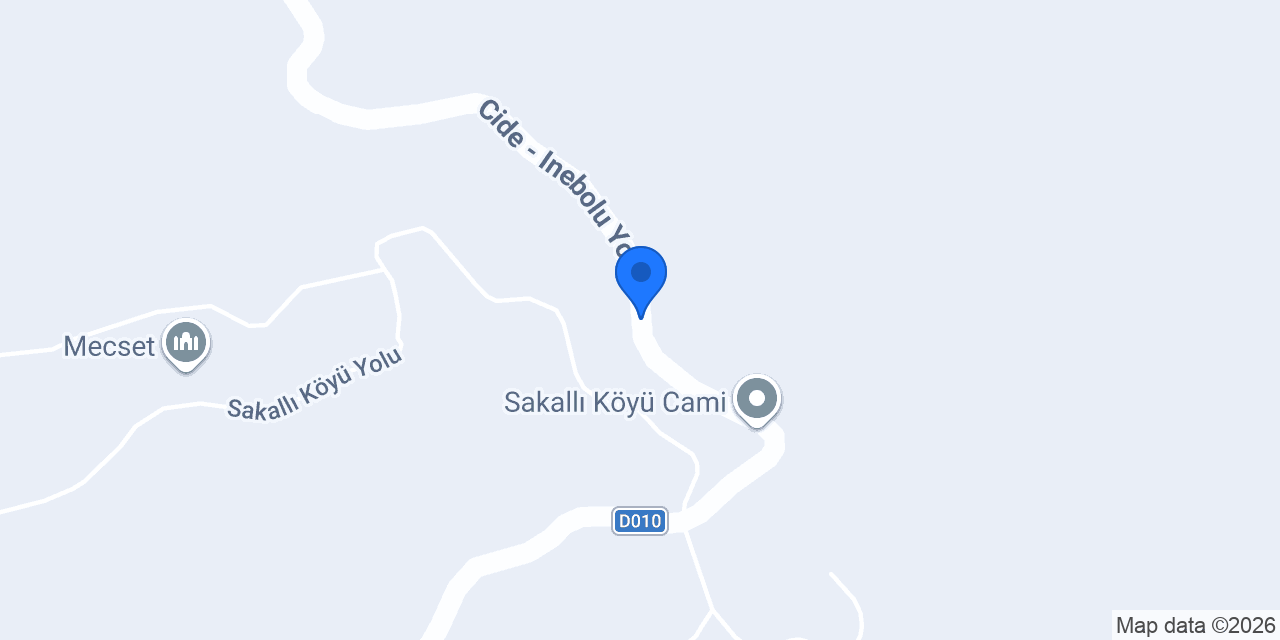 Sakallı Köyü Muhtarlığı konumu