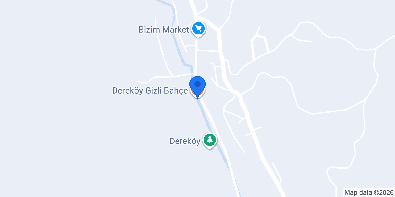 Dereköy Gizli Bahçe konumu