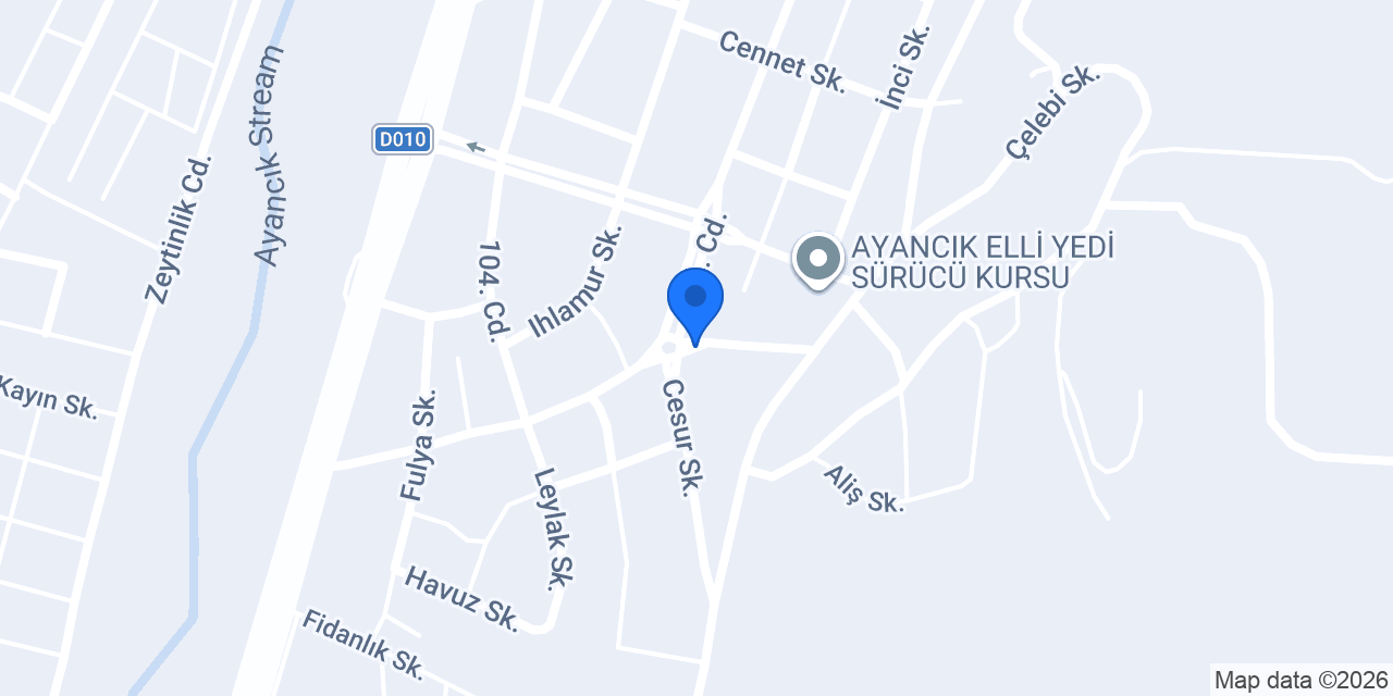 Ayancık Çetin İnşaat konumu