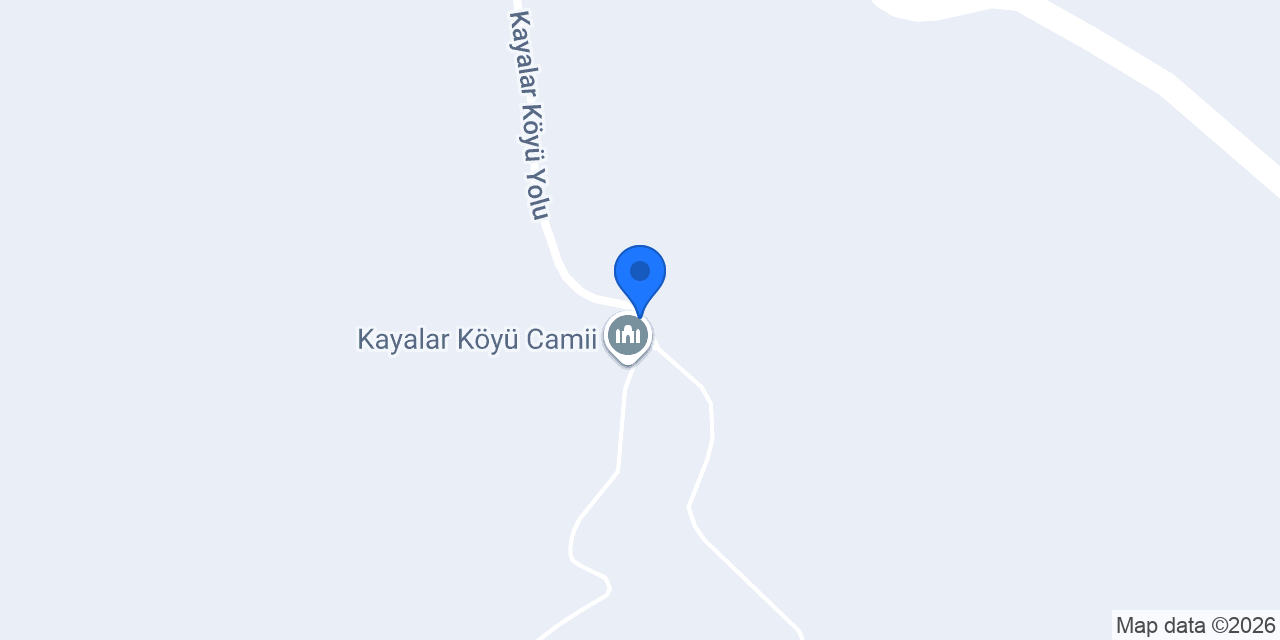 Kayalar Köyü Muhtarlığı konumu
