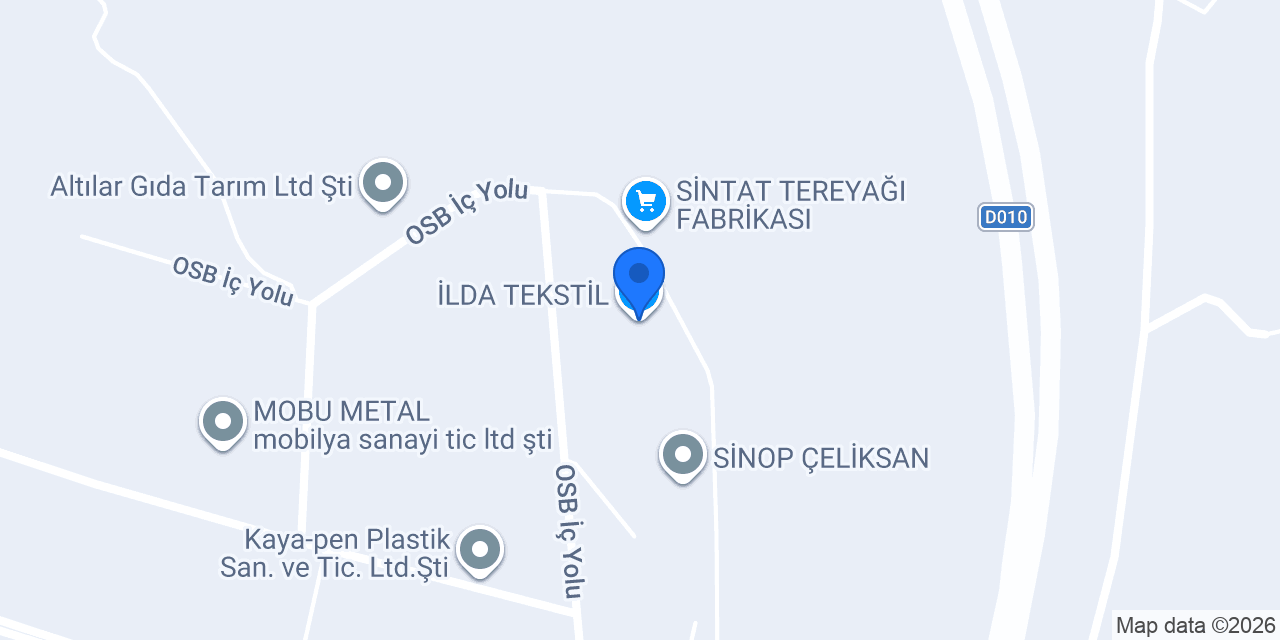 İLDA TEKSTİL konumu
