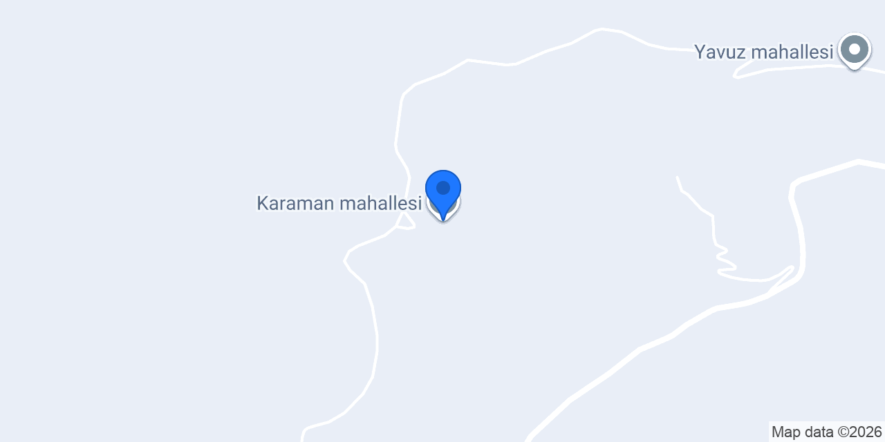 Karaman mahallesi konumu