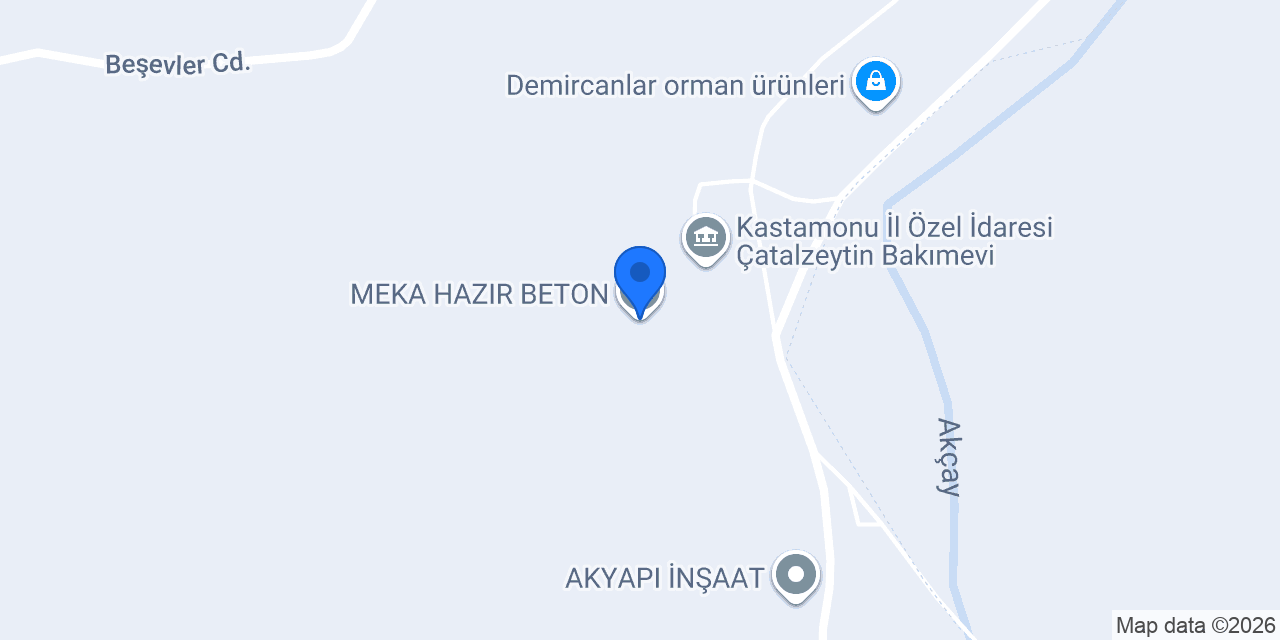 MEKA HAZIR BETON konumu