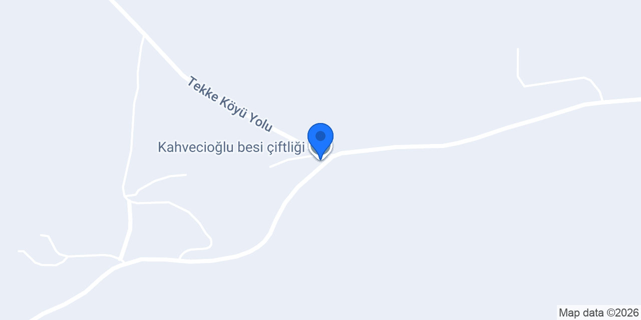 Kahvecioğlu besi çiftliği konumu