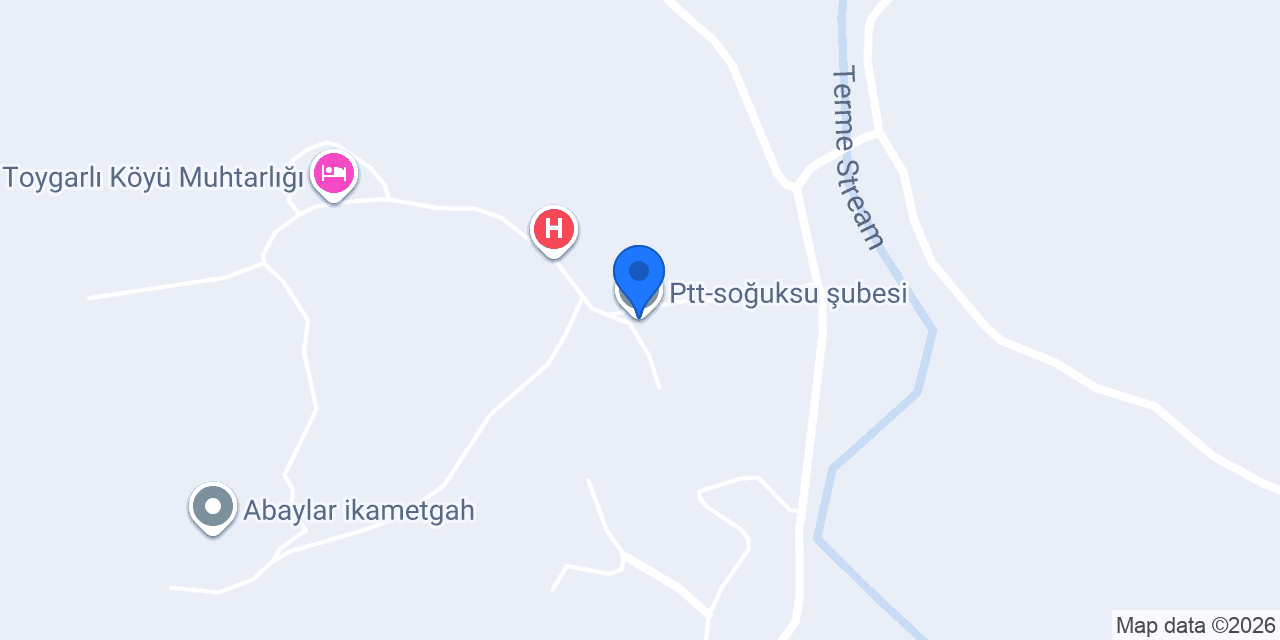 Ptt-soğuksu şubesi konumu